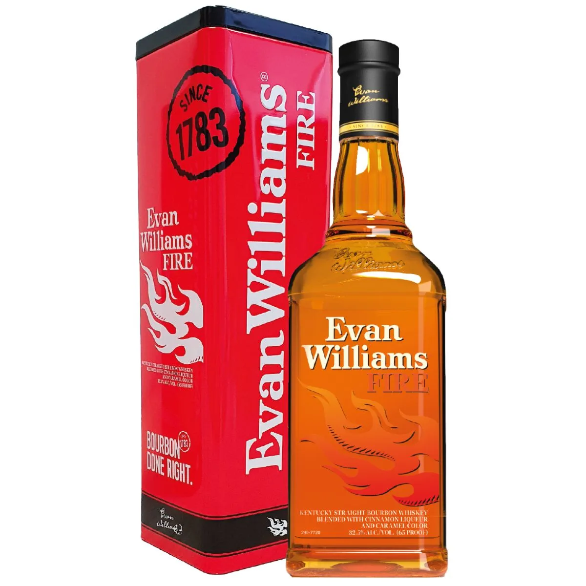 Whiskey Evan Williams Fire  750cc
