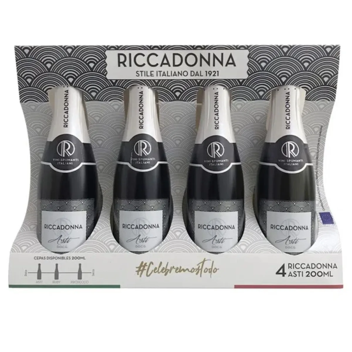 Espumante asti Riccadonna 4 unid 200 ml c/u