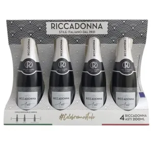 Espumante asti Riccadonna 4 unid 200 ml c/u