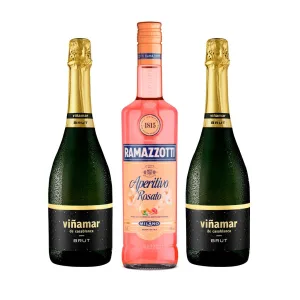 2 espumantes Viñamar + 1 Ramazzotti