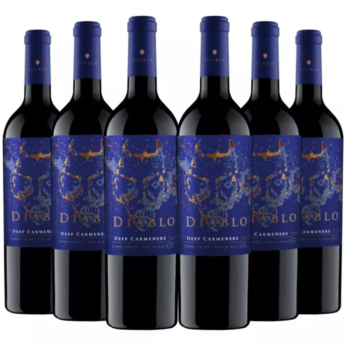 6 Vinos Diablo Deep Carmenere (750ml 13.5%)