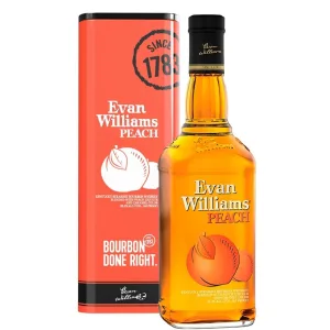 Whiskey Evan Williams Peach Tin Box 750cc