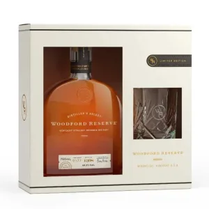 Pack Whisky Woodford Reserve 750cc + Vaso Whisky