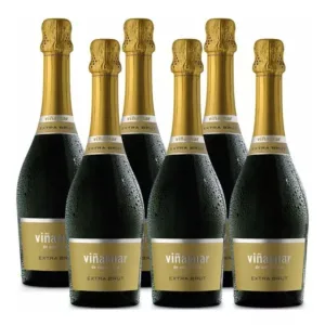 6 Espumante Viñamar Extra Brut 750cc