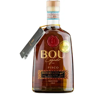 Pisco Bou Legado Reservado 40º Roble