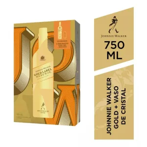 JOHNNIE WALKER GOLD 750 ML + VASO DE REGALO