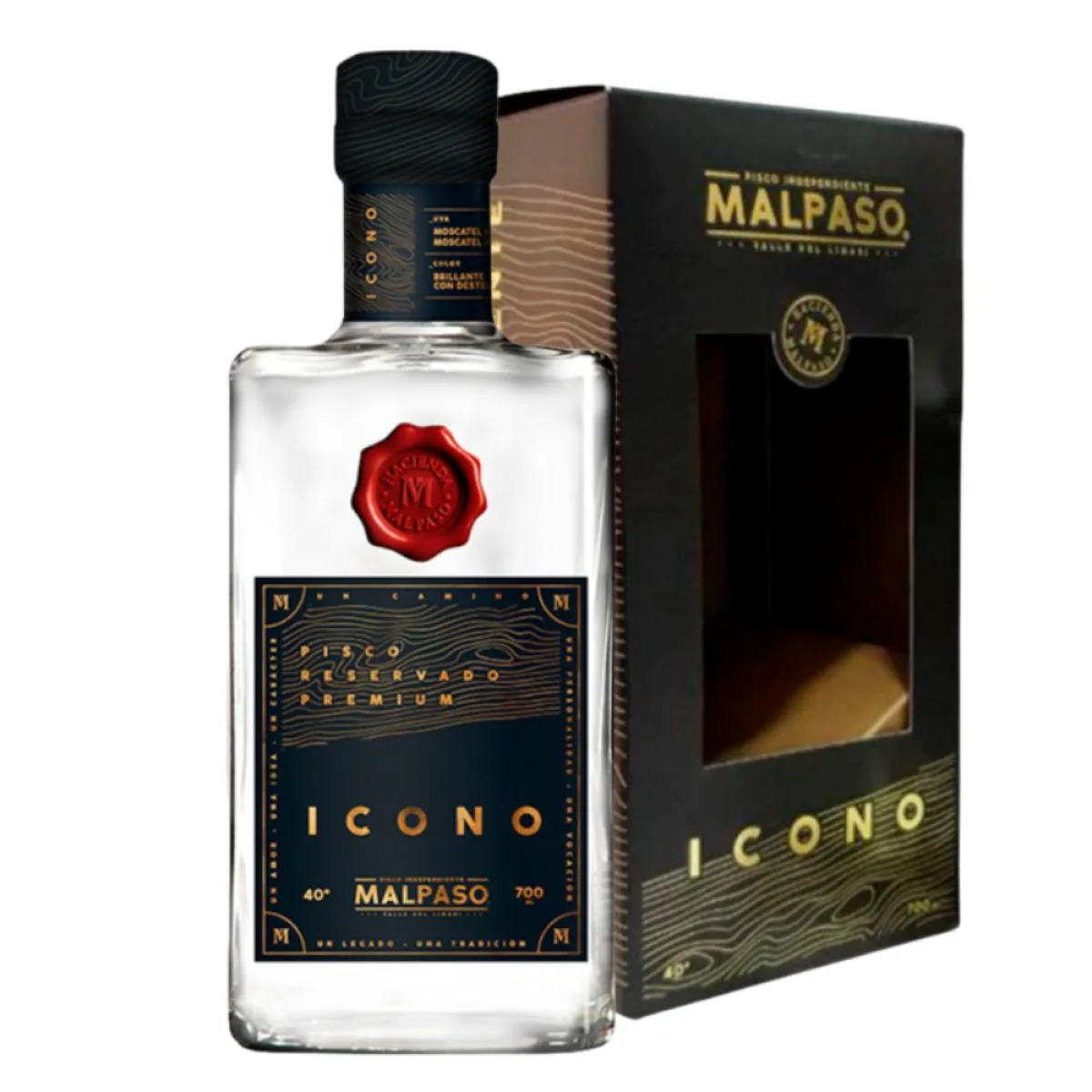 Pisco Mal Paso Ícono 40° 700ml