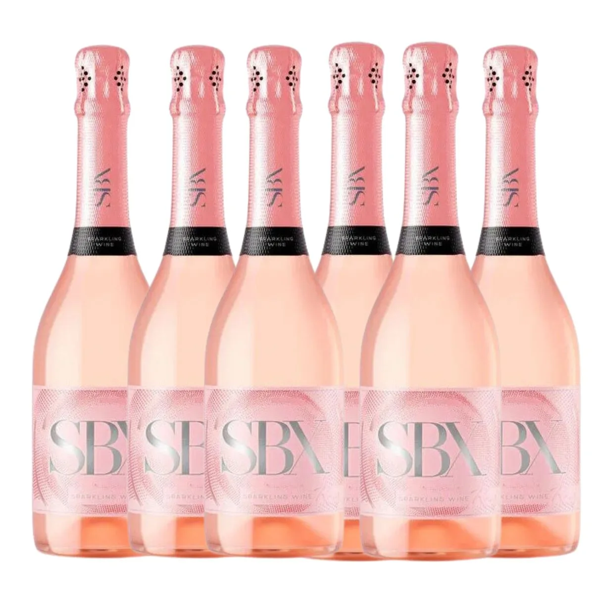 6 Vino Espumante Sbx Rose - Elegancia Y Sabor Excepcional