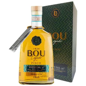 Pisco Bou Legado Especial Moscatel 35° 750 Ml