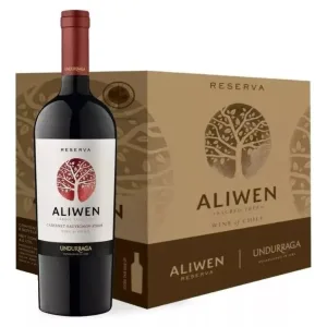 Pack Vinos 6x Undurraga Aliwen Cabernet Sauvignon 750cc