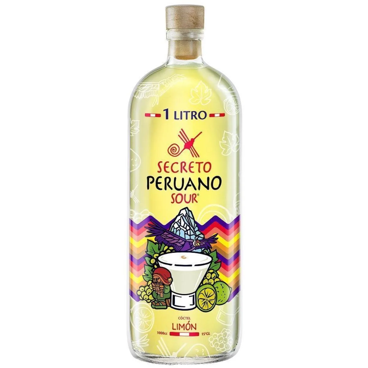 Coctel Sour Secreto Peruano Limon 1 Litro