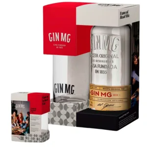 Estuche Gin MG con Vaso de Gin-Tonic