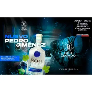 Pisco Bou Legado Blanco 40º Pedro Jimenez 750 ml