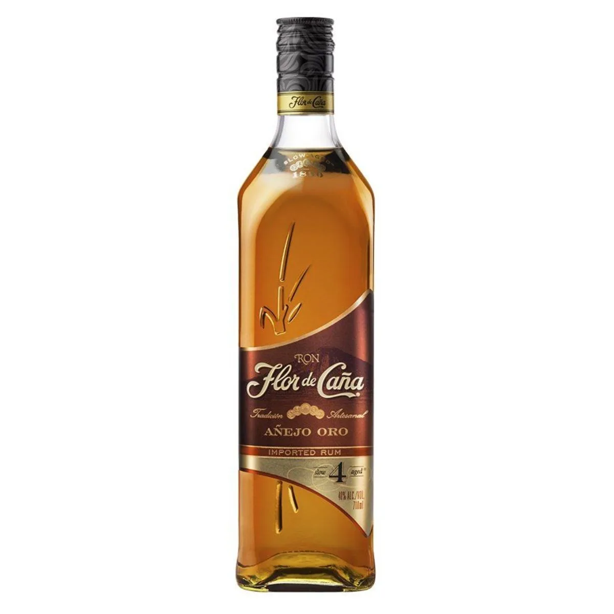 Ron Flor de Caña 4 años 1000 cc
