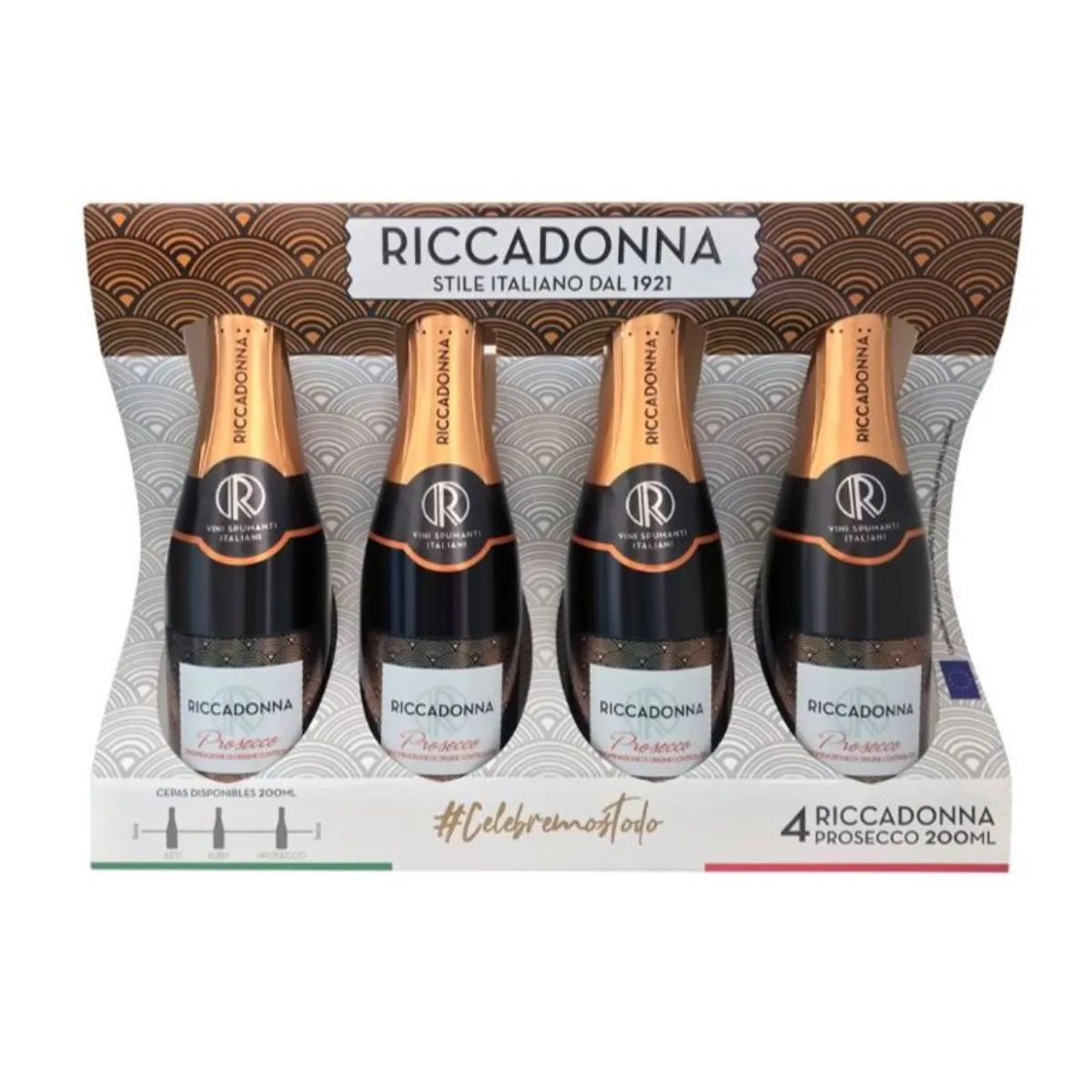 Espumante 4x Riccadonna Prosecco 200cc