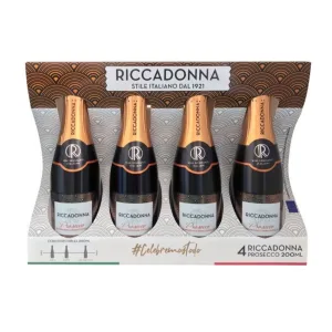 Espumante 4x Riccadonna Prosecco 200cc