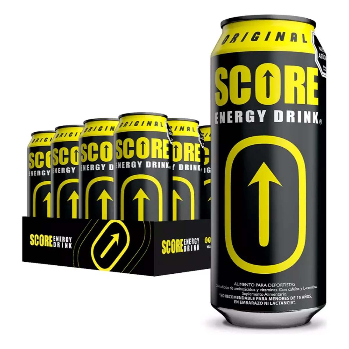 Score Gorilla Original Pack 6 Latas, 473ml