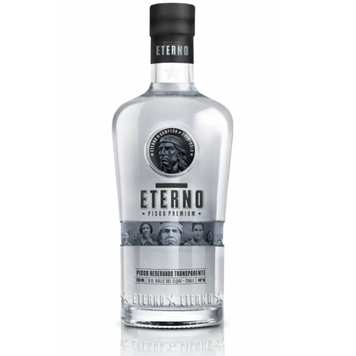 Pisco Eterno Colo Colo Premium  Reservado Transparente 40°