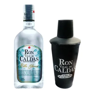 Pack Ron Viejo De Caldas Roble Blanco 700ml + Shaker