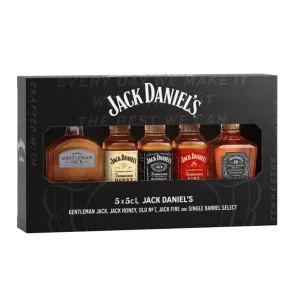 Pack 5x Whiskey Miniatura Jack Daniel´s 50cc
