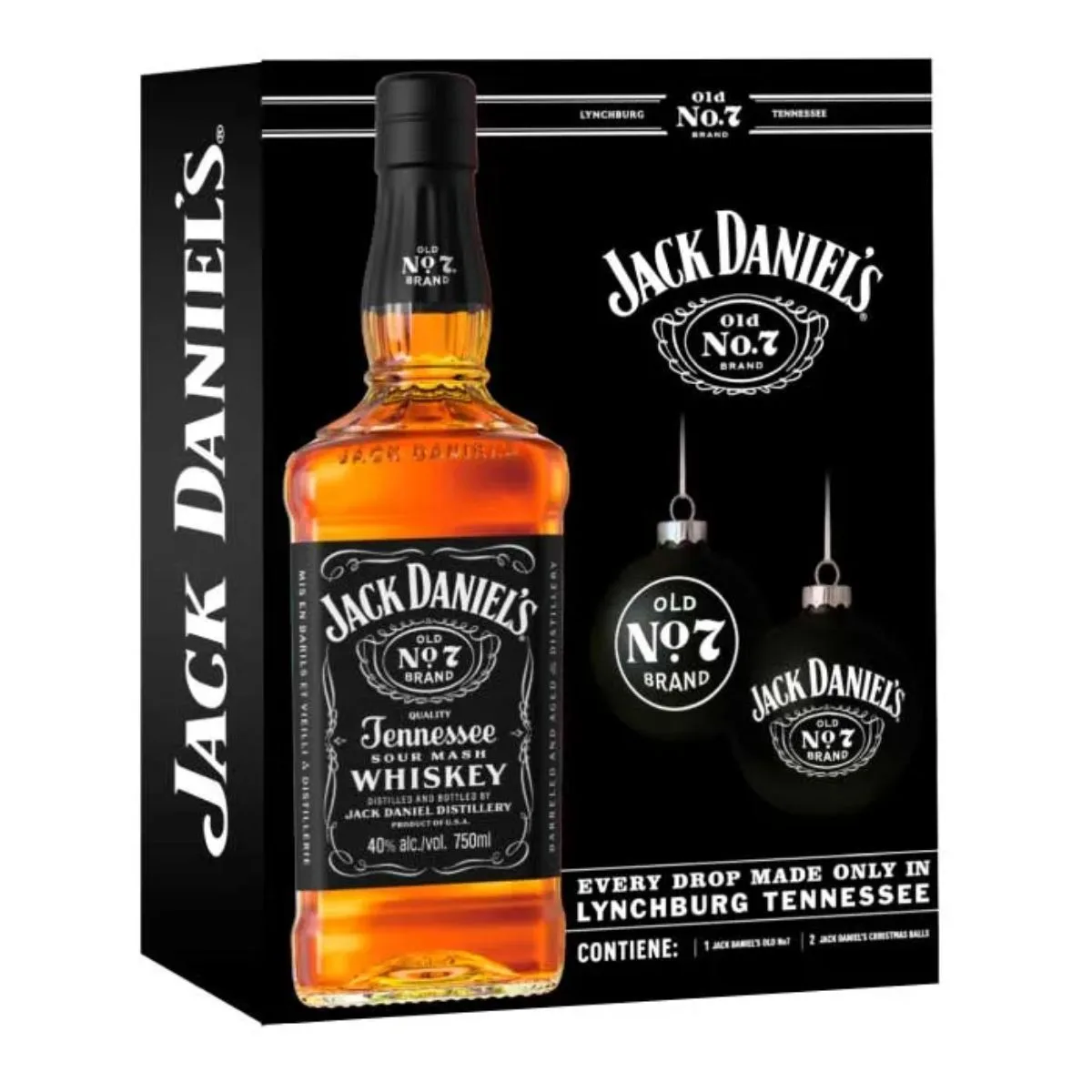 Pack Jack Daniel's N7 750cc + 2 Esferas de Jack