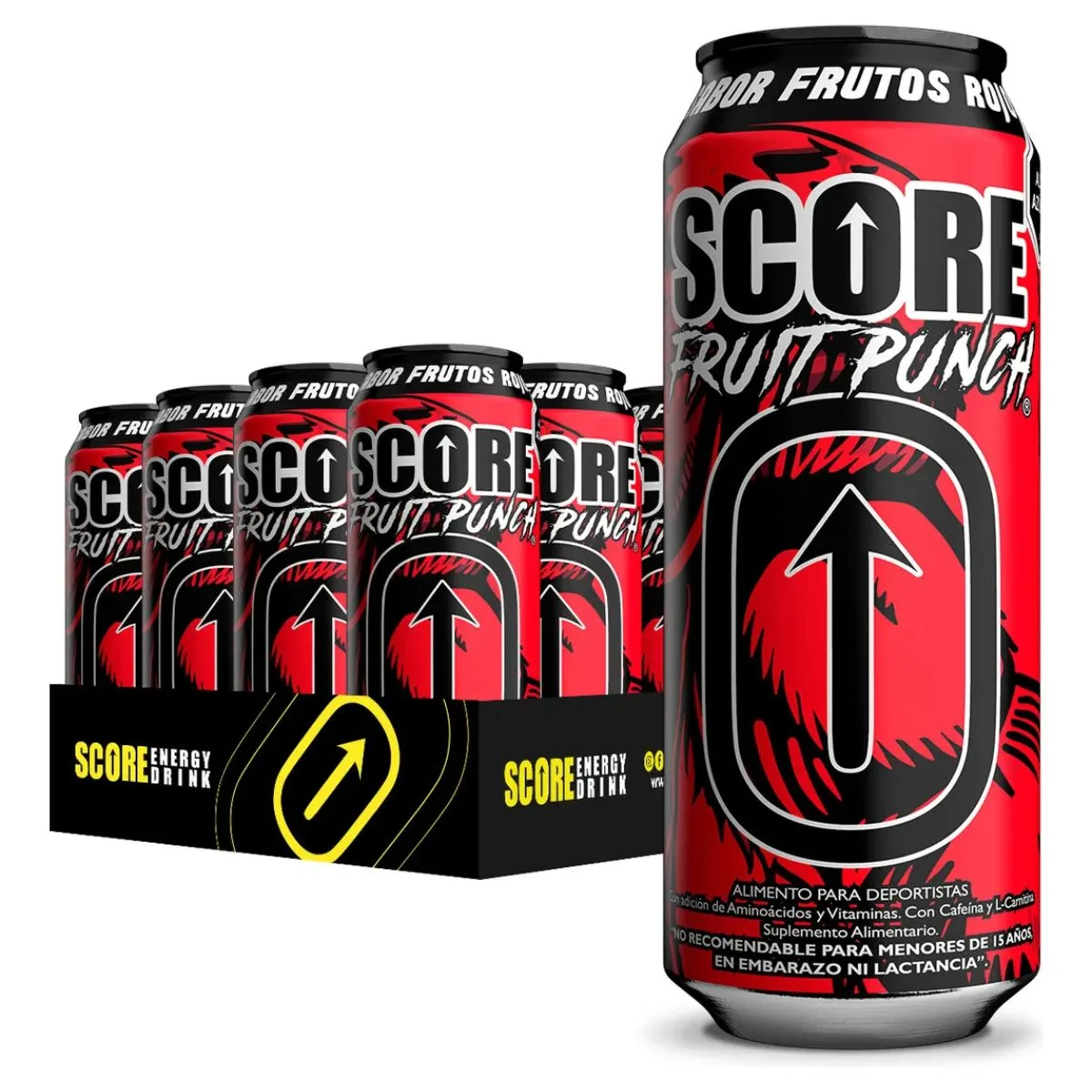 Score Fruit Punch  Pack 6 Latas 473ml