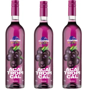 3x Botellas Acai Tropical Contini