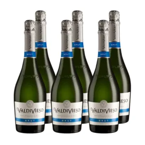 6x Espumantes Valdivieso Brut 750 cc