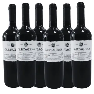 6x Vinos Casa Marin Cartagena Carmenere 750 cc