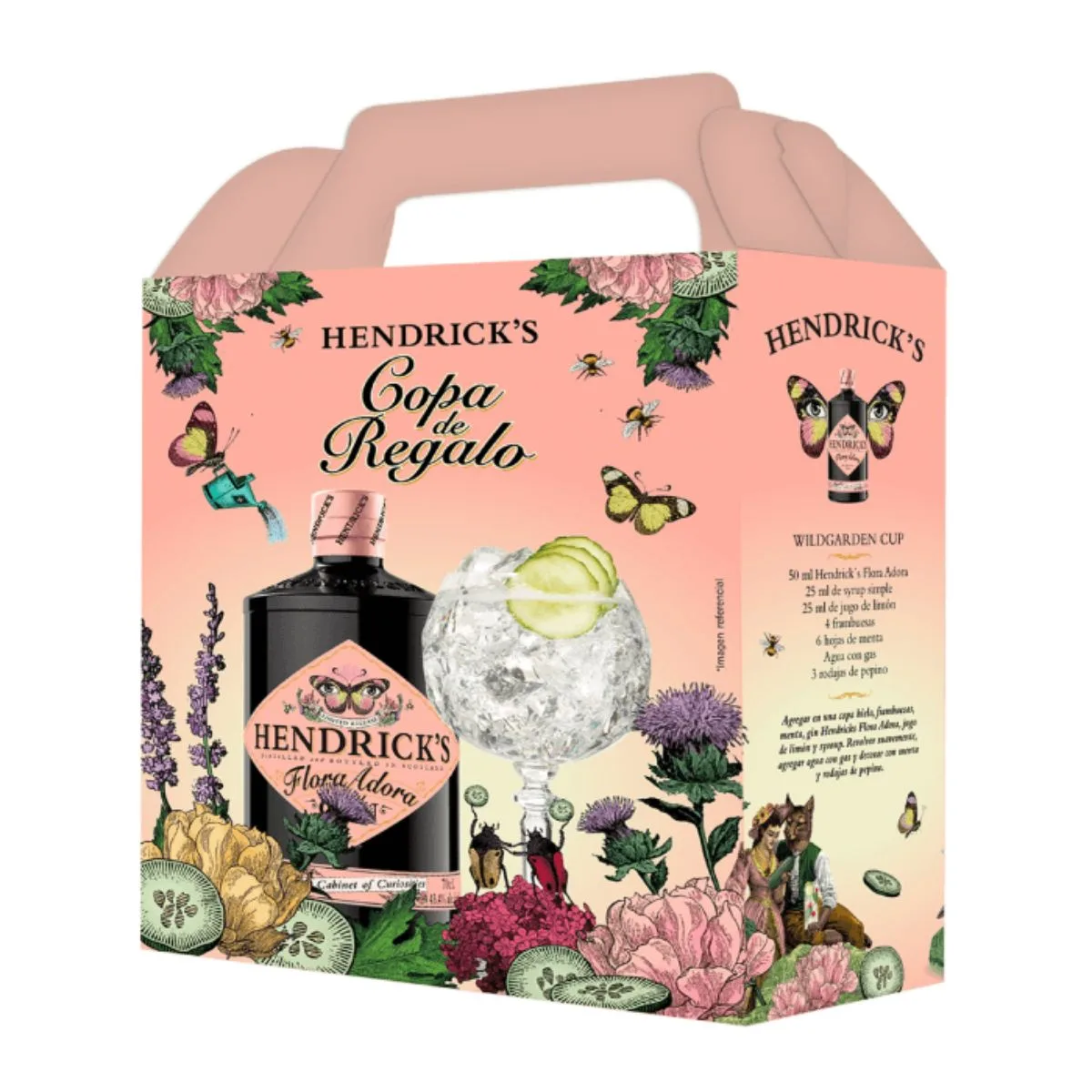 Pack Gin Hendricks Flora 700cc + Copa de Regalo