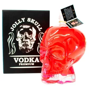 Vodka Jolly Skull Strawberry 1000cc