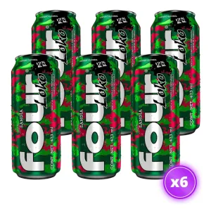 6x Bebida Ready To Drink Four Loko Sandía 12° 473cc