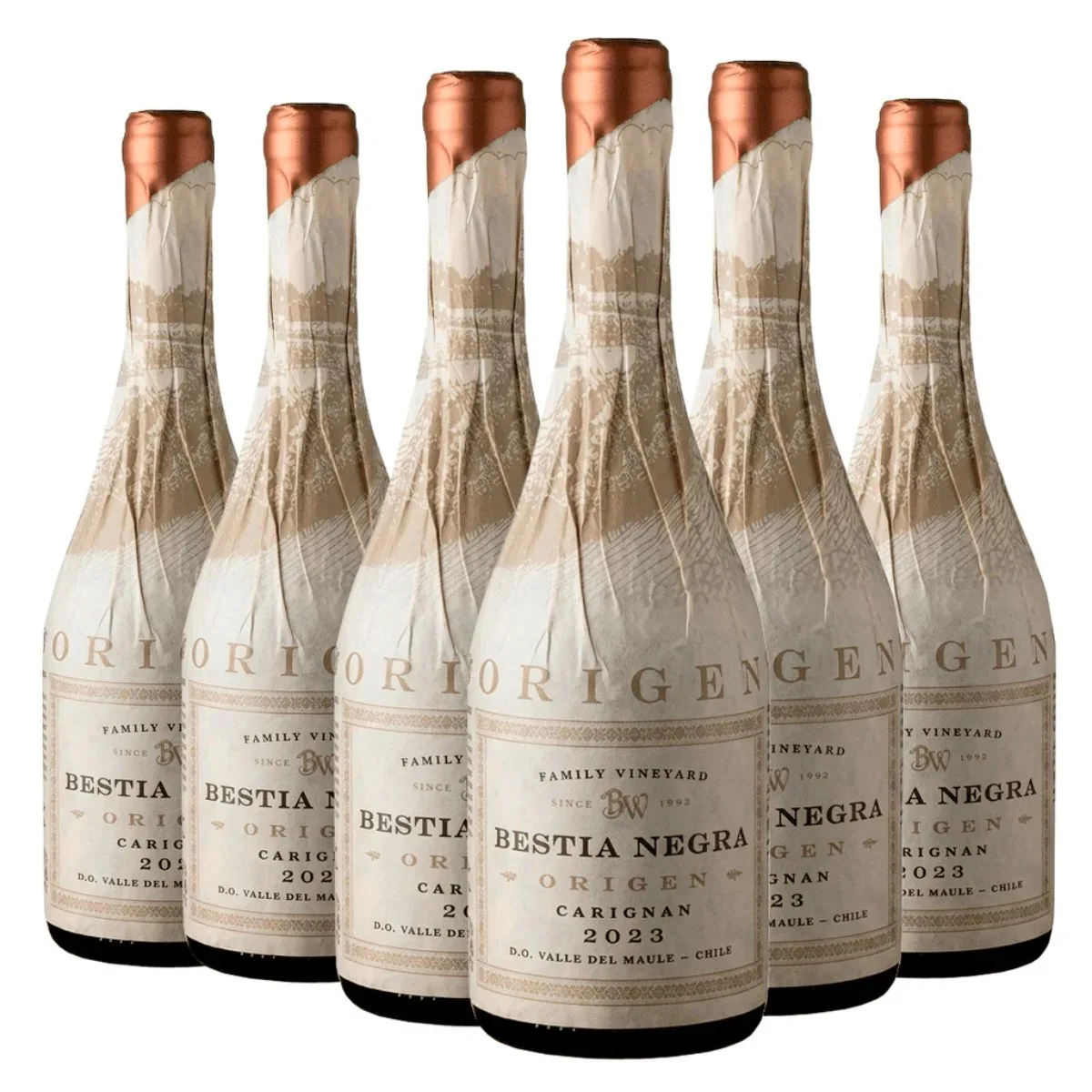 6 x Vino Bestia Origen Premium Carignan
