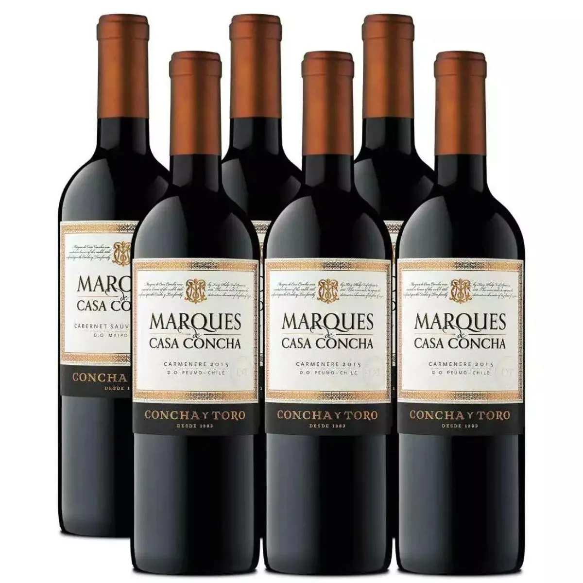 6 MARQUES CASA CONCHA CARMENERE