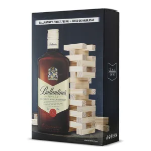 KIT BALLANTINES + JENGA 1x Whisky Ballantines Finest 750cc 40º